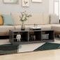 vidaXL Tavolino da Salotto Grigio 110x50x34 cm Legno Massello di Pino vidaXL Tavolino da Salotto Grigio 110x50x34 cm Legno Massello di Pino
