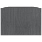 vidaXL Tavolino da Salotto Grigio 110x50x34 cm Legno Massello di Pino vidaXL Tavolino da Salotto Grigio 110x50x34 cm Legno Massello di Pino