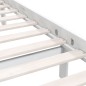 vidaXL Giroletto Legno Massello Bianco 135x190 cm 4FT6 Double vidaXL Giroletto Legno Massello Bianco 135x190 cm 4FT6 Double