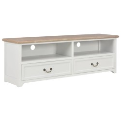 vidaXL Mobile TV Bianco 120x30x40 cm in Legno