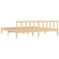 vidaXL Giroletto in Legno Massello 180x200 cm Super King