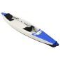 vidaXL Kayak Gonfiabile Blu 424x81x31 cm in Poliestere
