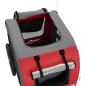vidaXL Rimorchio da Bici per Cani Rosso e Grigio Oxford e Ferro vidaXL Rimorchio da Bici per Cani Rosso e Grigio Oxford e Ferro