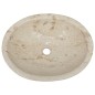 Lavandino Crema 53x40x15 cm in Marmo Lavandino Crema 53x40x15 cm in Marmo