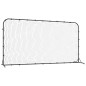 vidaXL Rete Rimbalzante da Calcio Nera 366x90x183 cm HDPE vidaXL Rete Rimbalzante da Calcio Nera 366x90x183 cm HDPE