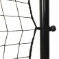 vidaXL Rete Rimbalzante da Calcio Nera 366x90x183 cm HDPE vidaXL Rete Rimbalzante da Calcio Nera 366x90x183 cm HDPE