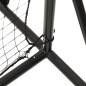 vidaXL Rete Rimbalzante da Calcio Nera 366x90x183 cm HDPE vidaXL Rete Rimbalzante da Calcio Nera 366x90x183 cm HDPE