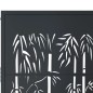 vidaXL Cancello Giardino Antracite 105x205 cm in Acciaio Design Bambù vidaXL Cancello Giardino Antracite 105x205 cm in Acciaio Design Bambù