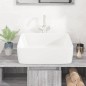 vidaXL Lavandino Bianco 48x37x13 cm in Ceramica Rettangolare vidaXL Lavandino Bianco 48x37x13 cm in Ceramica Rettangolare