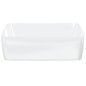 vidaXL Lavandino Bianco 48x37x13 cm in Ceramica Rettangolare vidaXL Lavandino Bianco 48x37x13 cm in Ceramica Rettangolare