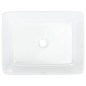 vidaXL Lavandino Bianco 48x37x13 cm in Ceramica Rettangolare vidaXL Lavandino Bianco 48x37x13 cm in Ceramica Rettangolare
