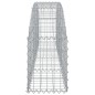 vidaXL Cesto Gabbione ad Arco 200x30x40/60 cm Ferro Zincato vidaXL Cesto Gabbione ad Arco 200x30x40/60 cm Ferro Zincato