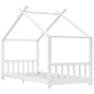 Giroletto per Bambini Bianco in Massello di Pino 90x200 cm Giroletto per Bambini Bianco in Massello di Pino 90x200 cm