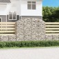 vidaXL Cesto Gabbione ad Arco 200x50x160/180 cm Ferro Zincato vidaXL Cesto Gabbione ad Arco 200x50x160/180 cm Ferro Zincato