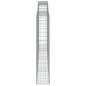 vidaXL Cesto Gabbione ad Arco 400x30x160/180 cm Ferro Zincato vidaXL Cesto Gabbione ad Arco 400x30x160/180 cm Ferro Zincato