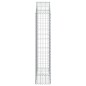 vidaXL Cesto Gabbione ad Arco 100x30x140/160 cm Ferro Zincato vidaXL Cesto Gabbione ad Arco 100x30x140/160 cm Ferro Zincato