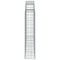 vidaXL Cesto Gabbione ad Arco 200x30x140/160 cm Ferro Zincato vidaXL Cesto Gabbione ad Arco 200x30x140/160 cm Ferro Zincato