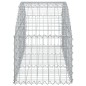 vidaXL Cesto Gabbione ad Arco 150x50x40/60 cm Ferro Zincato vidaXL Cesto Gabbione ad Arco 150x50x40/60 cm Ferro Zincato