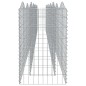 vidaXL Gabbione ad Arco con Letto Rialzato 600x50x100 cm Ferro Zincato vidaXL Gabbione ad Arco con Letto Rialzato 600x50x100 cm Ferro Zincato