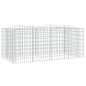 vidaXL Gabbione ad Arco con Letto Rialzato 200x100x100cm Ferro Zincato vidaXL Gabbione ad Arco con Letto Rialzato 200x100x100cm Ferro Zincato