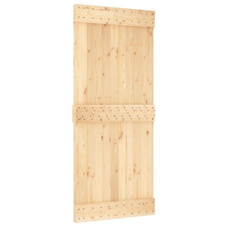 vidaXL Porta 90x210 cm in Legno Massello di Pino