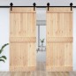 vidaXL Porta 100x210 cm in Legno Massello di Pino vidaXL Porta 100x210 cm in Legno Massello di Pino