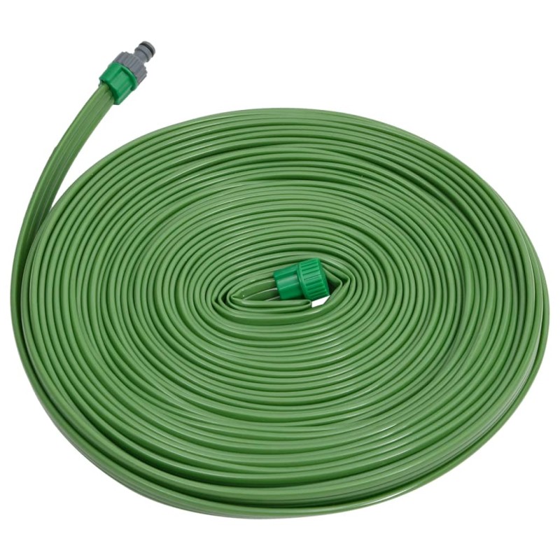 vidaXL Tubo di Irrigazione 3 Tubi Verde 7,5 m PVC vidaXL Tubo di Irrigazione 3 Tubi Verde 7,5 m PVC