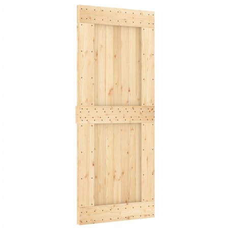 vidaXL Porta 85x210 cm in Legno Massello di Pino