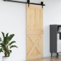 vidaXL Porta 85x210 cm in Legno Massello di Pino