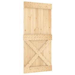 vidaXL Porta 95x210 cm in Legno Massello di Pino