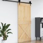 vidaXL Porta 95x210 cm in Legno Massello di Pino