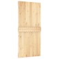 vidaXL Porta 95x210 cm in Legno Massello di Pino