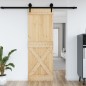 vidaXL Porta 80x210 cm in Legno Massello di Pino