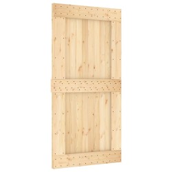 vidaXL Porta 100x210 cm in Legno Massello di Pino