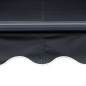 Tenda da Sole Retrattile Manuale con LED 350x250 cm Antracite Tenda da Sole Retrattile Manuale con LED 350x250 cm Antracite