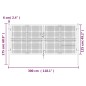 vidaXL Cancello da Giardino Rete Antracite 300x175 cm Acciaio Zincato vidaXL Cancello da Giardino Rete Antracite 300x175 cm Acciaio Zincato