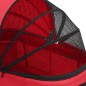 vidaXL Passeggino Cani Pieghevole 2 Livelli Rosso 83x48x97cm Tessuto vidaXL Passeggino Cani Pieghevole 2 Livelli Rosso 83x48x97cm Tessuto