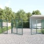 vidaXL Cancello da Giardino in Rete Verde 400x175 cm Acciaio Zincato vidaXL Cancello da Giardino in Rete Verde 400x175 cm Acciaio Zincato
