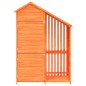 vidaXL Rimessa da Giardino Marrone 120x53,5x170 cm Legno Massello Pino vidaXL Rimessa da Giardino Marrone 120x53,5x170 cm Legno Massello Pino