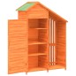 vidaXL Rimessa da Giardino Marrone 120x53,5x170 cm Legno Massello Pino vidaXL Rimessa da Giardino Marrone 120x53,5x170 cm Legno Massello Pino