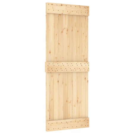 vidaXL Porta 80x210 cm in Legno Massello di Pino