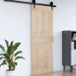 vidaXL Porta 80x210 cm in Legno Massello di Pino