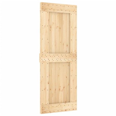 vidaXL Porta 80x210 cm in Legno Massello di Pino