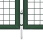 vidaXL Cancello da Giardino in Rete Verde 500x175 cm Acciaio Zincato vidaXL Cancello da Giardino in Rete Verde 500x175 cm Acciaio Zincato