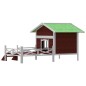 vidaXL Cuccia per Cani Moka 159x120x88,5 cm in Legno Massello di Pino