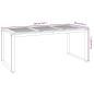 vidaXL Tavolo Giardino con Gambe a U 180x90x75cm Legno Massello Acacia vidaXL Tavolo Giardino con Gambe a U 180x90x75cm Legno Massello Acacia