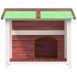vidaXL Cuccia per Cani Moka 96x87x80,5 cm in Legno Massello di Pino