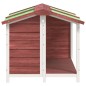 vidaXL Cuccia per Cani Moka 96x87x80,5 cm in Legno Massello di Pino