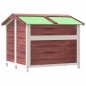 vidaXL Cuccia per Cani Moka 96x87x80,5 cm in Legno Massello di Pino