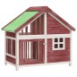 vidaXL Cuccia per Cani Moka 96x60,5x87 cm in Legno Massello di Pino